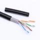 Lan Cable 4 Pair UTP Cat5e Cable High Speed Double PE Outdoor Color Customized