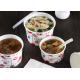 Logo Printing Takeaway Soup Containers , Disposable Soup Containers With Lids