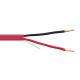 Bare Copper Wire FPLR Fire Alarm Cable Shielded 2x16AWG 2x2.5mm2