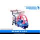 Popular Plastic Body Children Shopping Trolley With Child Car Seats For Grocery Store