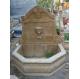 Antique Lion Head Stone Marble Water Wall Fountain Outdoor
