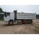 White Used Howo Dump Truck , 40 Ton Used Tri Axle Dump Trucks