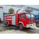 5000L Fire Rescue Truck 3-5cbm Small Fire Engine Vehicle 4 Doors With A / C