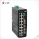 Ethernet Switch IP40 Aluminum Case Industrial SFP Managed type