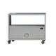 Movable Cupboard Steel TV Stand Metal Home Storage Furniture With Drawer