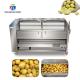 1500KG/H Sweet potato hair roller cleaning machine carrot automatic peeling cleaning potato peeling machine