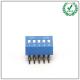 Single Throw Waterproof Electronic Dip Switch 2.54mm Pitch 8 Position 5P Single Pole