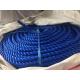 3 Strands Twisted Polypropylene Twine UV Treated High Breaking Strength Blue PE Rope