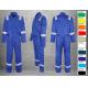 Blue Fire Retardant Waterproof Clothing Comfortable With Good Color Fastness