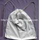 Personalized PP Promotion  Packaging / White Plastic Drawstring Backpack