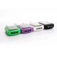 Portable 400 - 800mA green / purple Mini Flashlight Solar Electronics Charger MD966