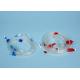 PVC Material Hemodialysis Blood Lines Infusion Injection Blue And Red Color