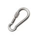 Precision Casting Technology Quick Link Spring Snap Hook With Screw Lock Plain Finish