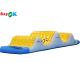 Water Tube Toy Yellow Children Playground Inflatable Wave Track 6x2x1.1mH For Lake