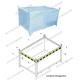 Painted / Galvanized Shipping Container Parts Container Fixed Parts
