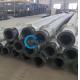 White With Blue StripesHDPE Dredging Pipe PE100 Weld Or Flange Connect