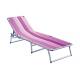 OEM ODM Aluminium And Textilene Sun Loungers Chair UV Resistant