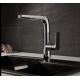 Aerated Stream Spray Type Single Handle Kitchen Faucet with Ceramic Valve