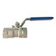 1/2 sized 304 stainless steel reduced bore 1 pc type npt bspt bspp threaded ball valve