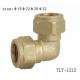 TLY-1212 1/2-2 Female aluminium pex pipe fitting brass tee NPT copper fittng water oil gas mixer matel plumping joint