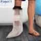 Half Leg Reusable Cast Protector Waterproof Bandage Cover With TPU Material