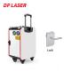 100W 200W Portable Fiber Laser Cleaner Machine Raycus Laser Source Trolley Case