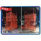 Galvanized Construction Building Steel Ladder Cage / Metal Scaffolding Ladder Cage