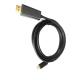 Nickel Plated 4K 60HZ 16FT 5M USB C To HDMI 2.0 Cable