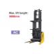 AC Motor Order Picker Forklift Automatic Quick Return High Performance