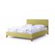 Contemporary Hotel Platform Bed , Fabric Platform Bed High Density Sponge