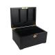 Simply Logo Printed Wooden Packaging Box Black Personalized Jewelry Box