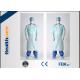 Simple Disposable Protective Gowns Long Sleeve Anti-blood Isolation Gowns With Thumbhole