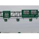 Gantry Mounted Electronic Road Signs , Center Lane Sign With Viewing Angel