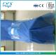 SMMS 45G Laparoscopy Disposable Surgical Drapes With Fluid Collection Pouch