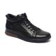 Adult Lace Up Anti Odor Black Genuine Leather Boots