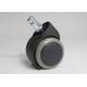 big size caster double wheels ring stem furniture casters, black with grey 50mm (FC2911)