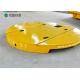 Dia 4m railway electric turntable matching flat rail trolley in painting room