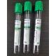 Green Cap 2ml-10ml Sodium Heparin Tube For Medical Blood Collection Test Tube