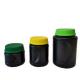 Black HDPE Empty Large Protein Powder Container Recyclable 5000ml