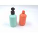 Orange Plastic Cosmetic Bottles 100ml 200ml 250ml Shampoo Hair Conditioner Container