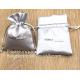 Custom Gold Pink Satin Hair Extension Packaging Bag,Soft And Shinny White Silk Drawstring Pouch For Packaging bagease