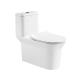 1 Piece Chair Height Elongated Toilet With Seat Cover