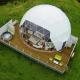 luxury white outdoor waterproof camping hotel safari dome tent for resort