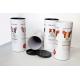 Glossy Lamination Pets Toy  Paper Composite Cans / Tube  , Dia 73 mm / H 100 mm