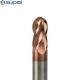 High Precision  Tungsten Carbide Ball Nose End Mill 4 Flute HRC55 Milling Tools