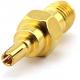 Brass 3000MHz 75ohm SMA To CRC9 RF Coaxial Adapter