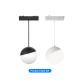 Black White 180° 6W 48V Magnetic Track Light Ultra Thin Magnetic Floodlight Chandelier