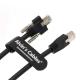 Alvin's GigE Vision CAT6a Cable, 9.84ft, Shielded, High-Flex, RJ45 Lock