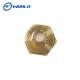 Brass precision parts custom processing hexagonal nuts