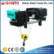 Low Headroom European Type Wire Rope Hoist Crane 15 Ton